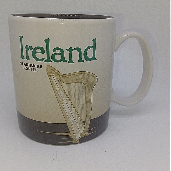 Starbucks Ireland Eire Global Icon Series Coffee Tea Mug Cup 16 oz - Picture 1 of 7